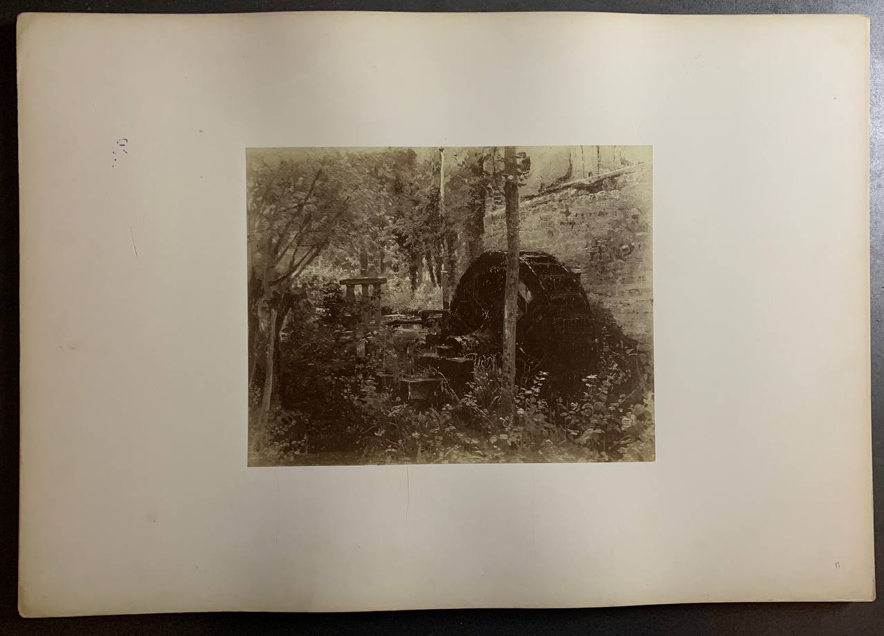 Млин у Кресоньєрах, антикварний альбом фотографій з картин І. Ю. Репіна, 1891