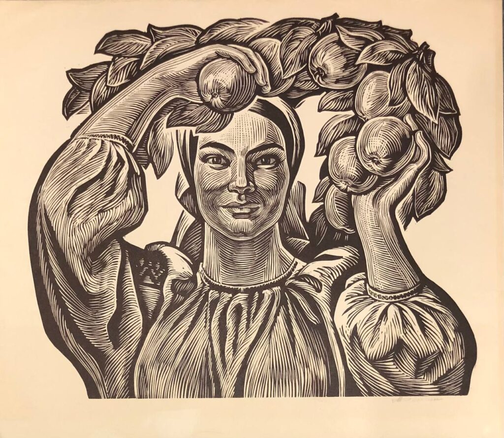 Українка художник Фейгін серія "Трудівниці" 1971