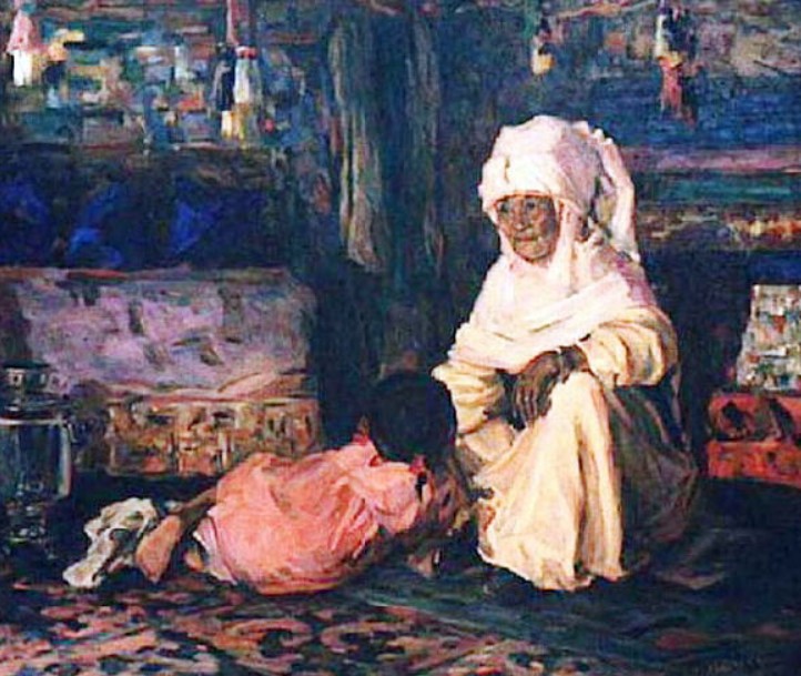 Лизогуб Марія, картина "Казка", 1958, полотно, олія