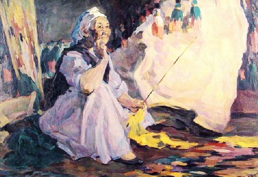 Картина "Народний майстер", 1961. Полотно, олія