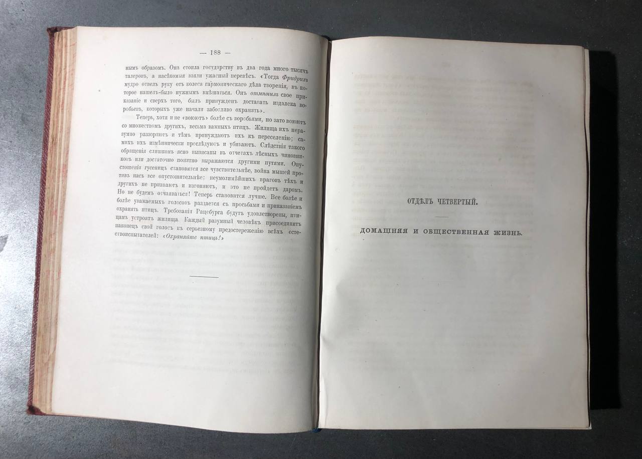 Жизнь птиц, А.Е. Брем, 1866