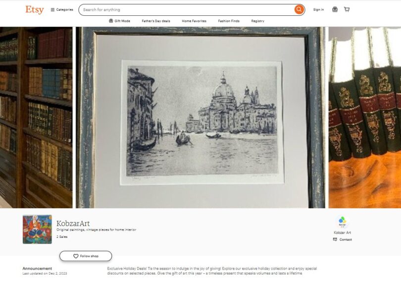 kobzar art etsy