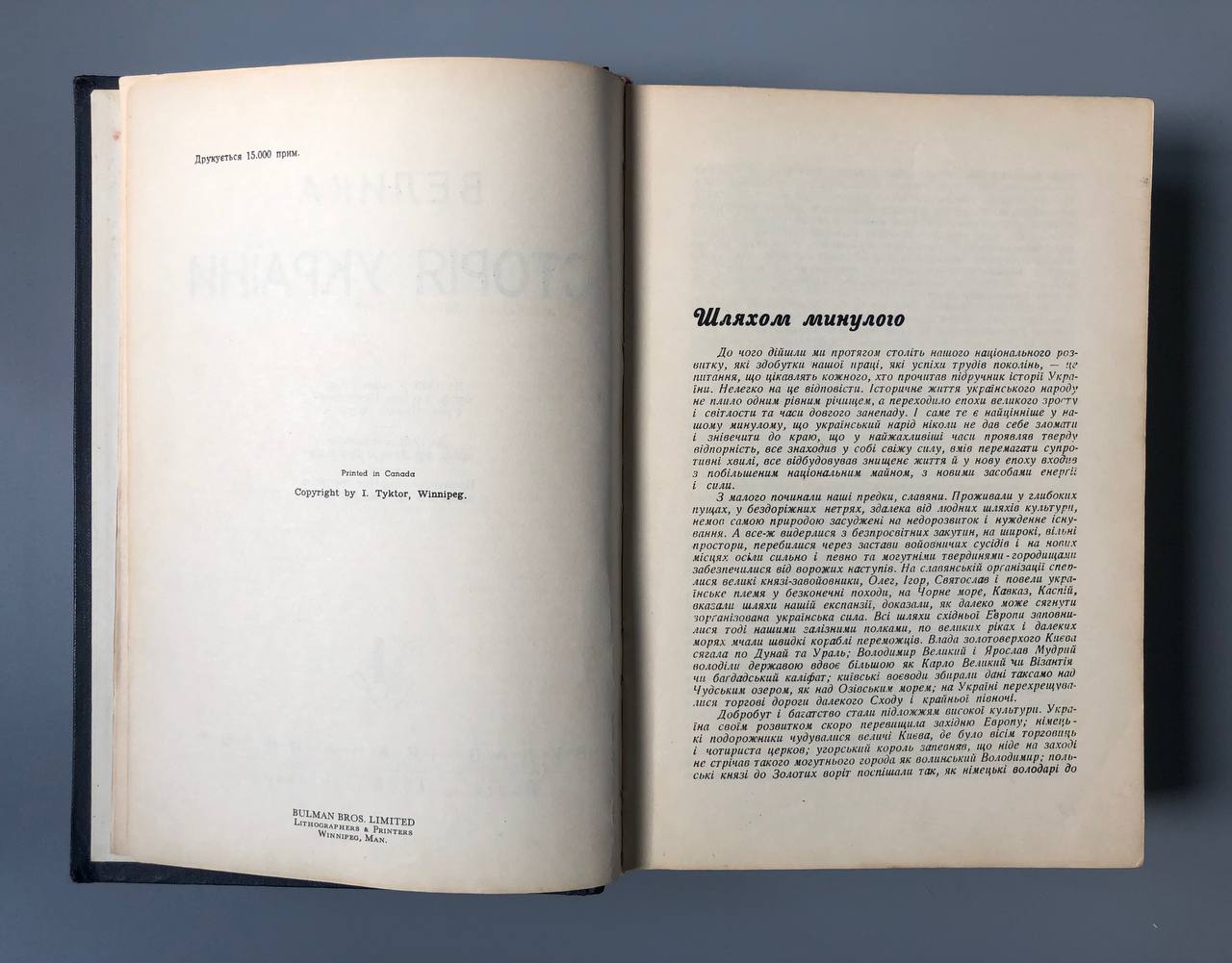 Велика історія України, Іван Тиктор, 1948