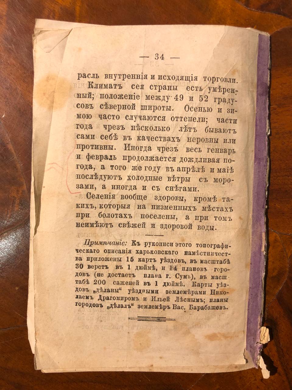 Топографическое описание Харьковского наместничества 1787 года
