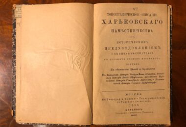 Топографическое описание Харьковского наместничества 1788 года